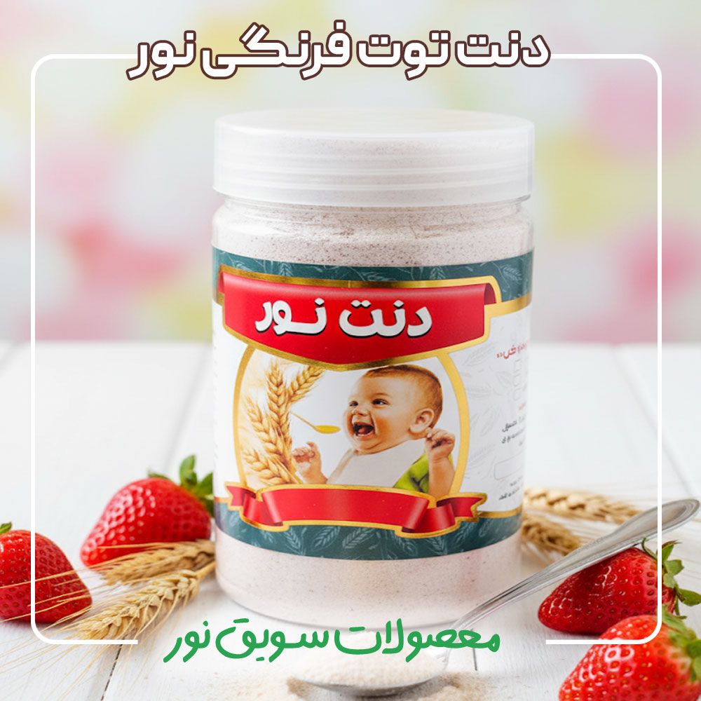 دنت توت فرنگی(300گرمی)