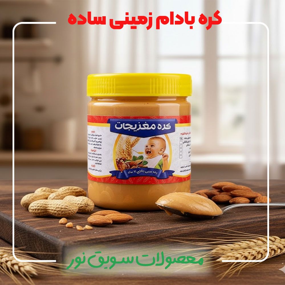 کره بادام زمینی ساده(350گرمی)
