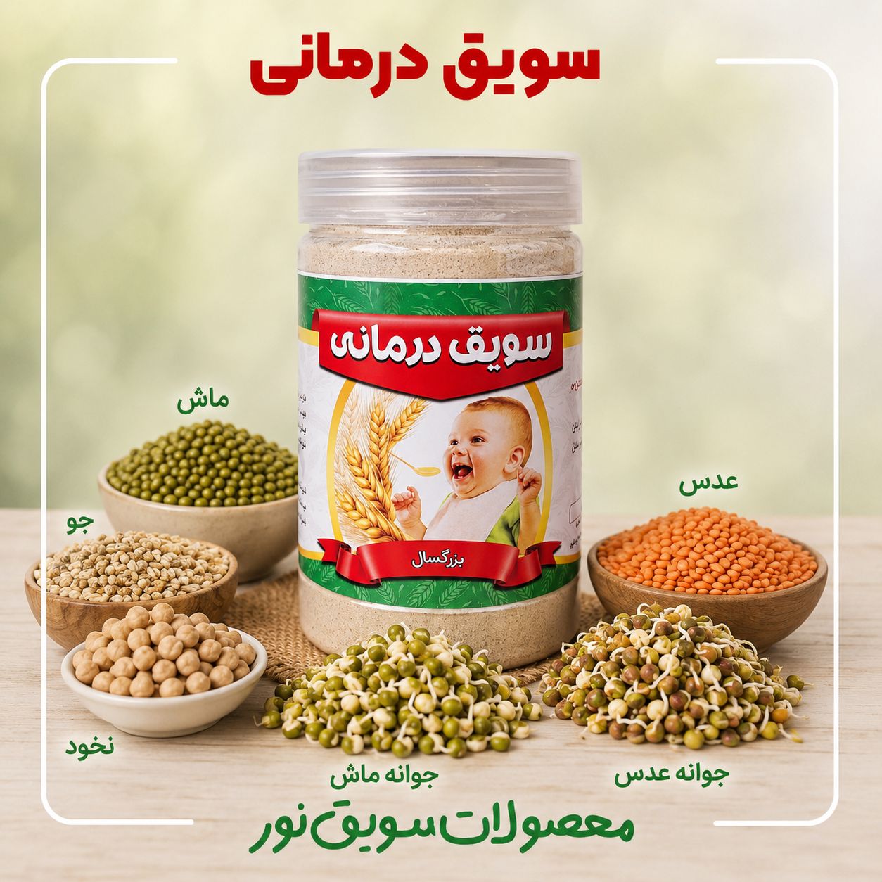 سویق درمانی  بلغمی (300گرمی)