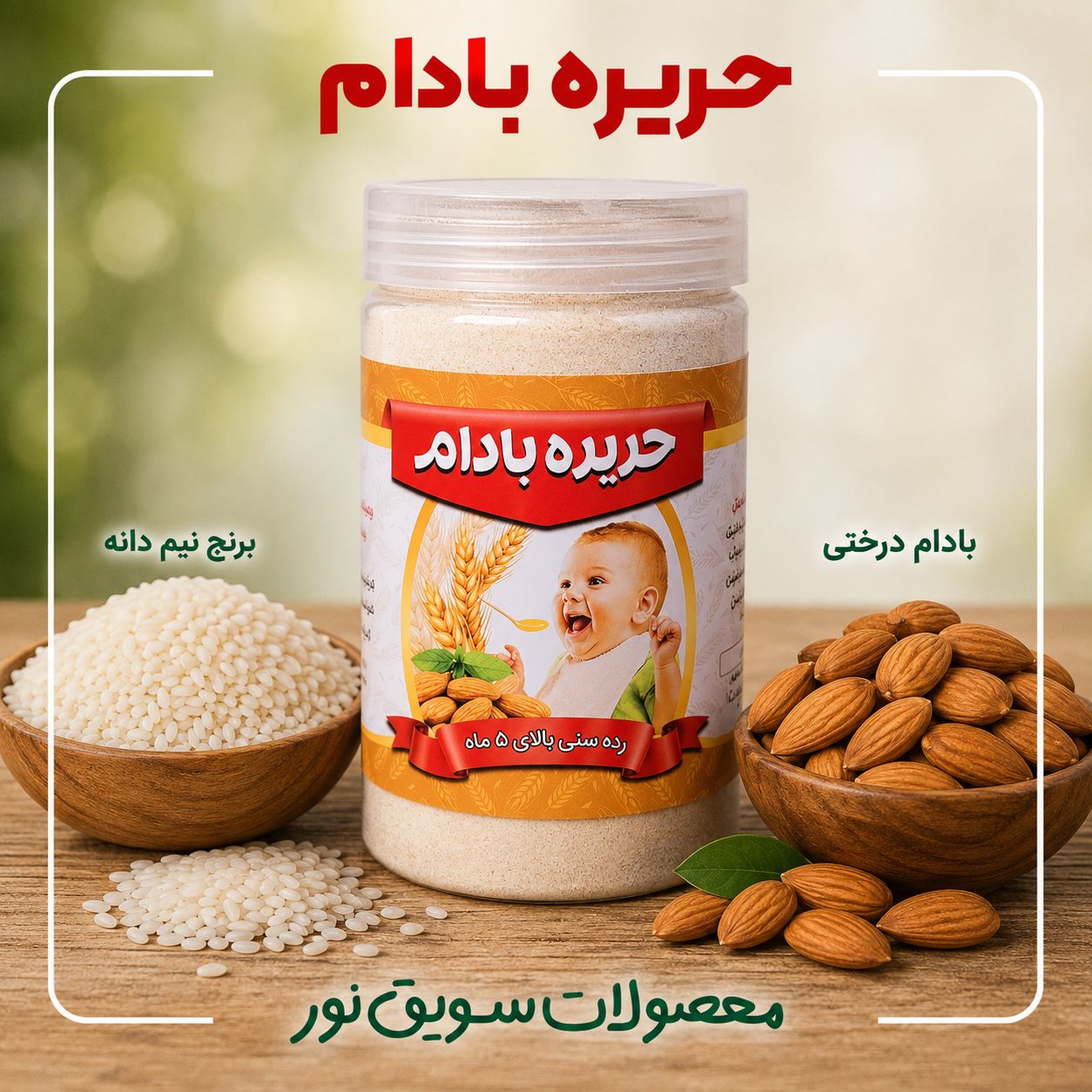 حریره بادام(300گرمی)